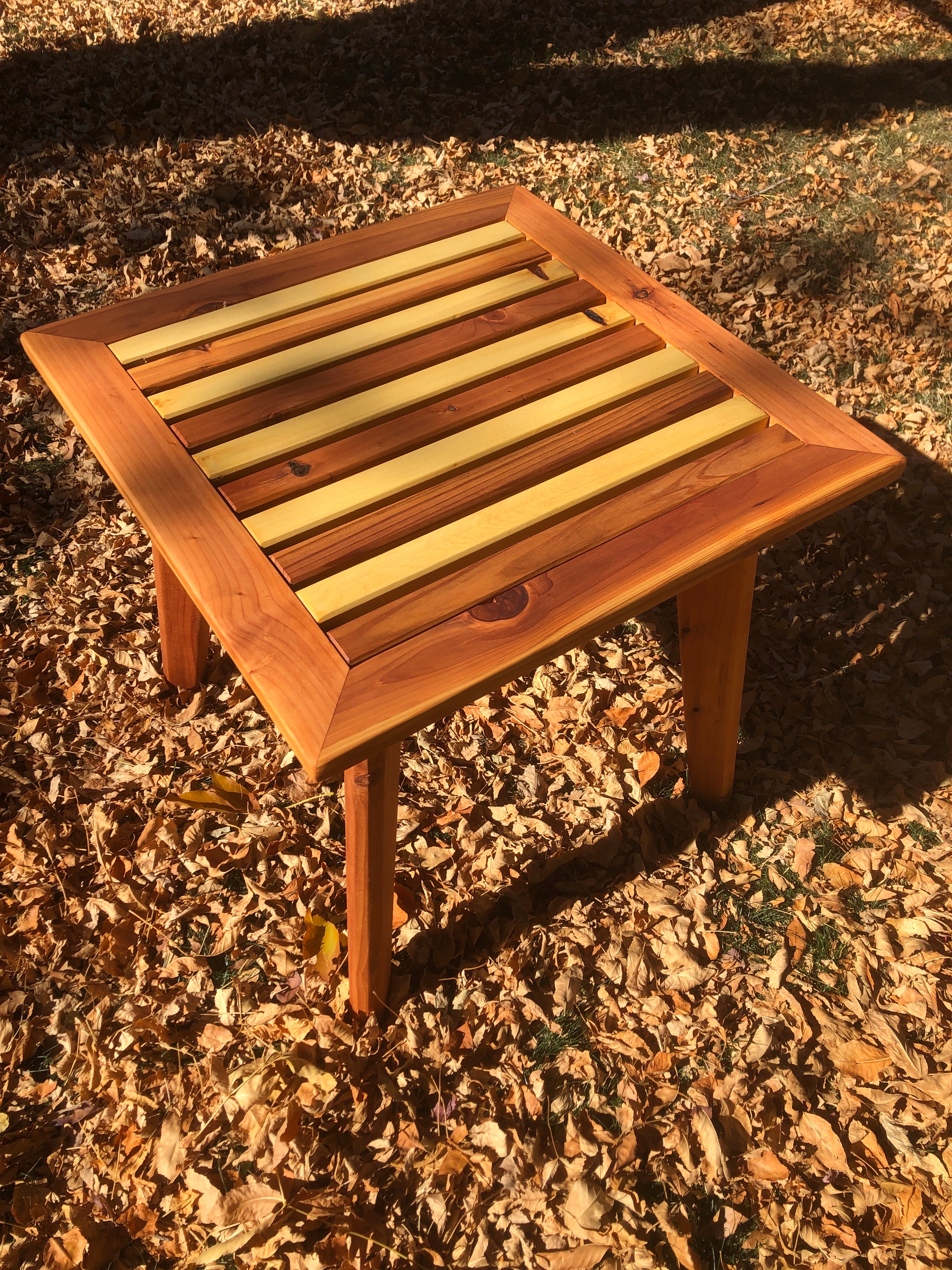 Handcrafted Alaska Cedar Adirondack Rocking Chair