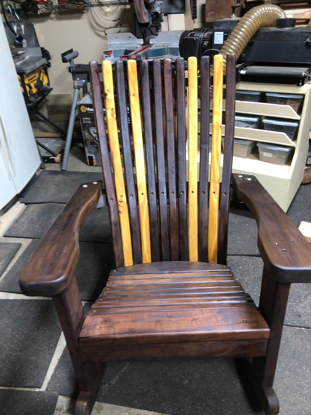 Walnut Adirondack Rocker - A Premium Rocker (Special Order)