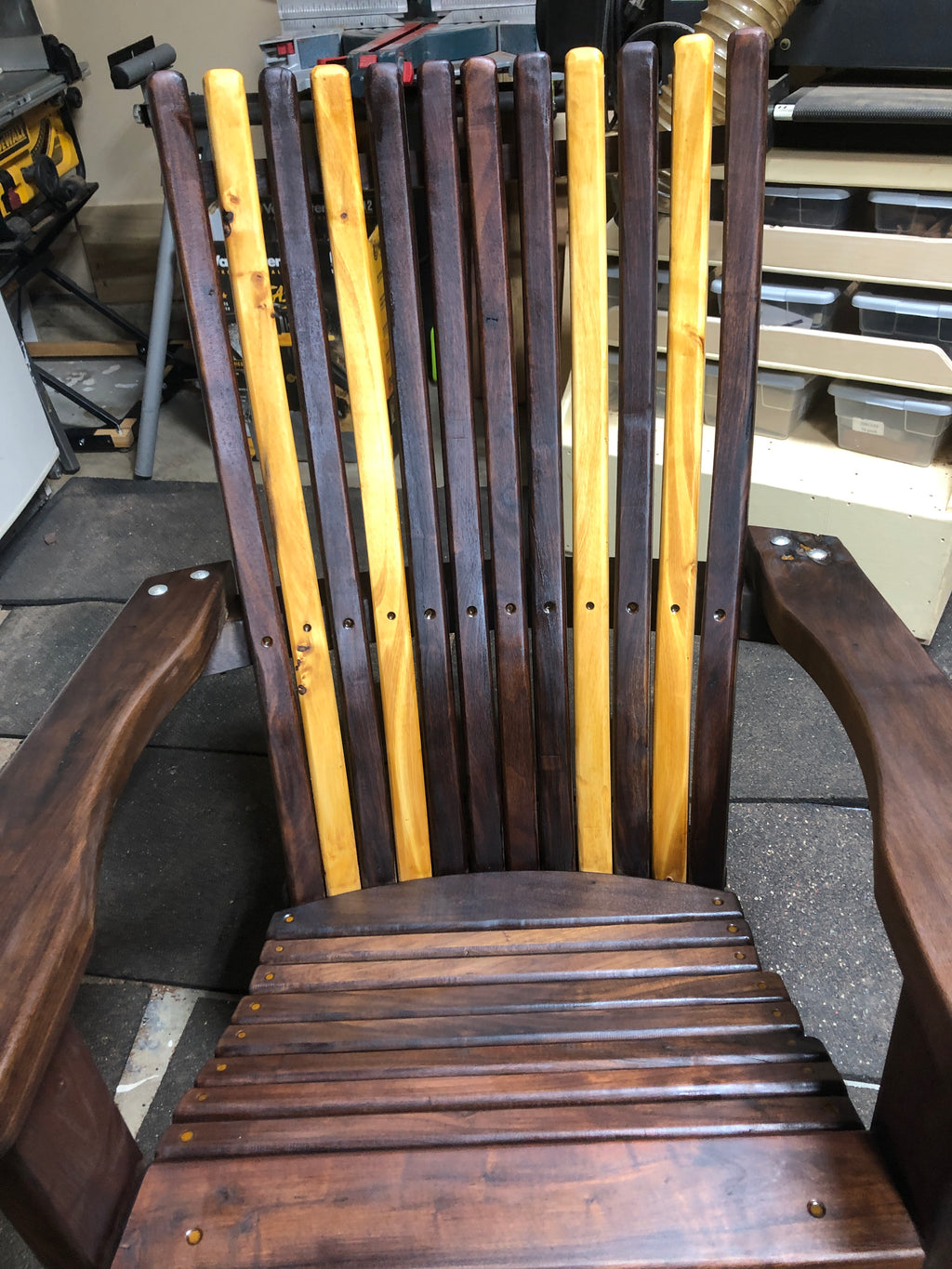Walnut Adirondack Rocker - A Premium Rocker (Special Order)